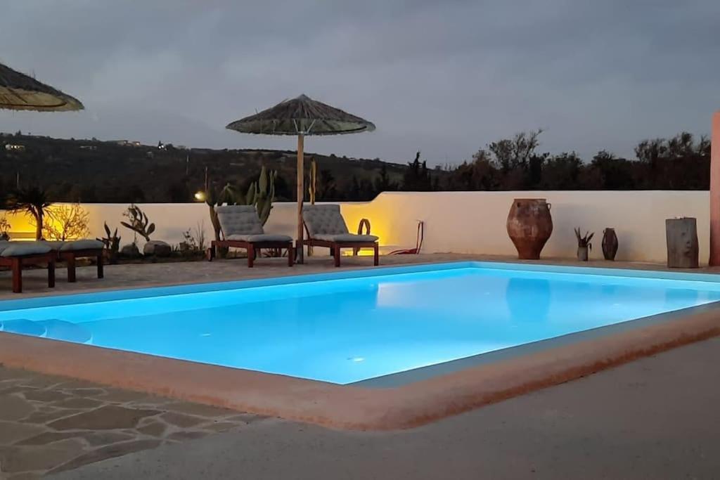Villa Louloudia Stylish Luxury Villa With Private Pool ปิตซีเดีย ภายนอก รูปภาพ